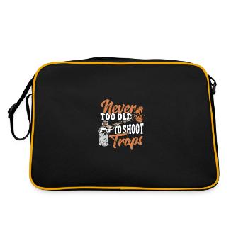 Clay Sport Trapshooting Tir - Sac Retro - noir/or - Dos