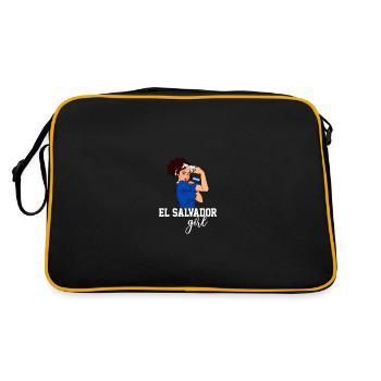 El Salvador girl, el salvador - Retro Bag - black/gold - Back
