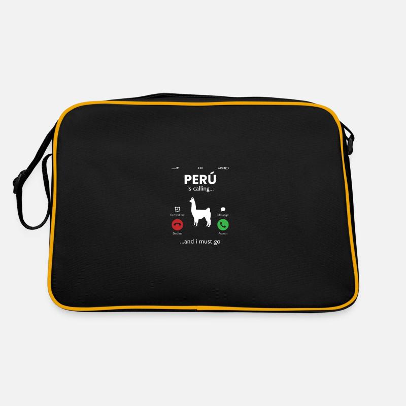 Peru Is Calling And I Must Go, peruvian peru Retro Bag
