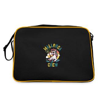Mallorca Crew Unicorn Party Holidays - Retro Bag - black/gold - Back