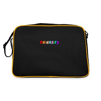 Diversity - Retro Bag - black/gold - Back