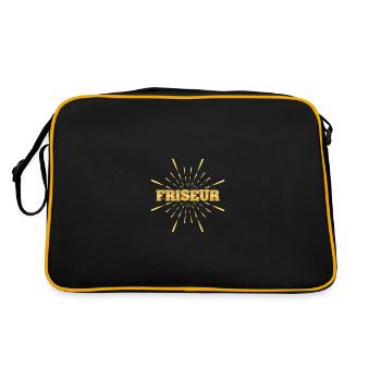 Emploi Coiffeur - Sac Retro - noir/or - Dos