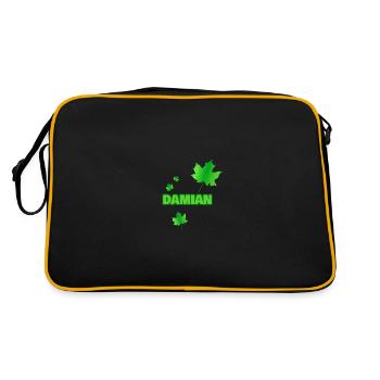Fortwirt Damian - Retro Bag - black/gold - Back