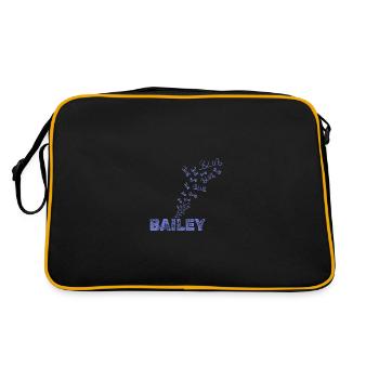 Voile Bailey - Sac Retro - noir/or - Dos