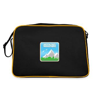 Cadeau pour l’Himalaya - Sac Retro - noir/or - Dos