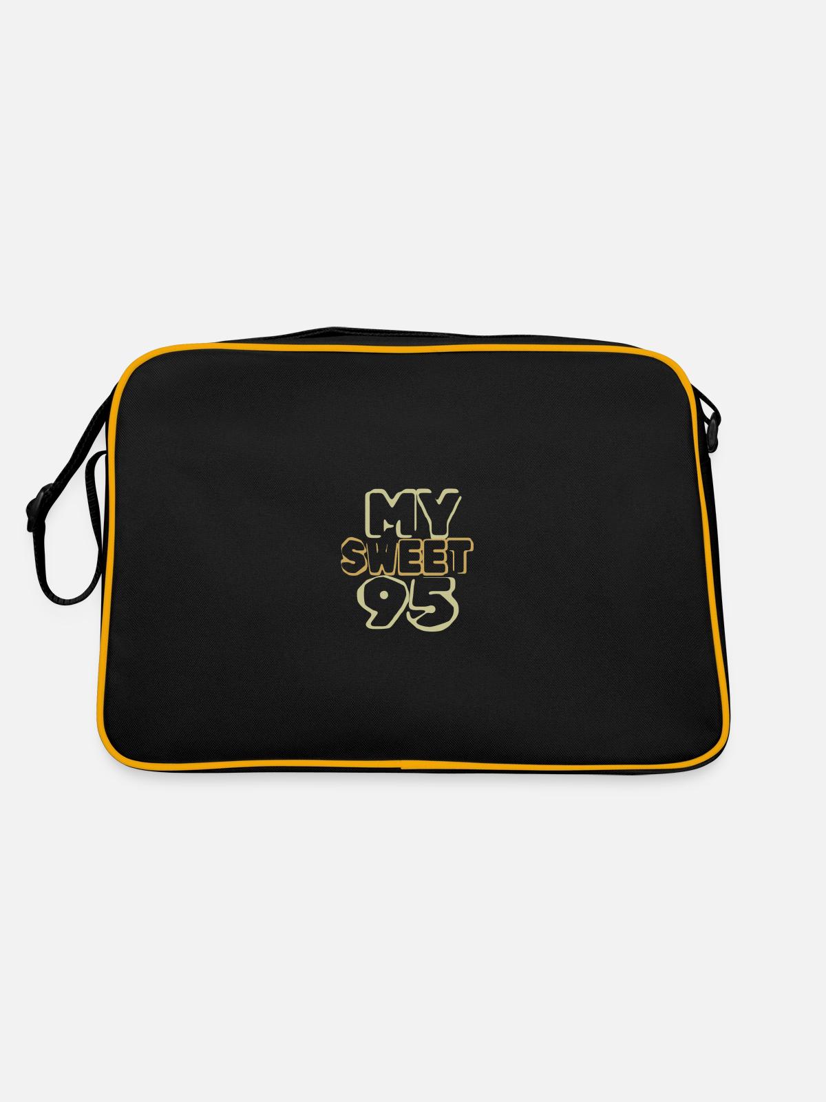 Birthday 95 - Retro Bag - black/gold - Back