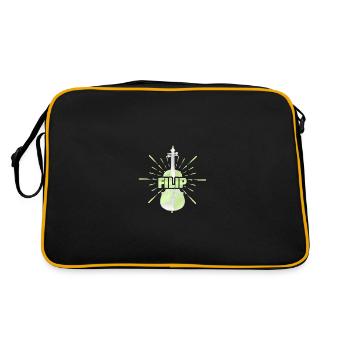Filip - Retro Bag - black/gold - Back
