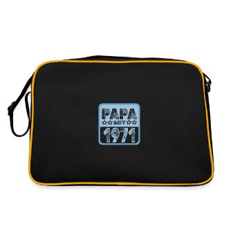since 1971 - Retro Bag - black/gold - Back