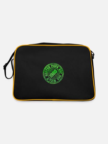 1980 - Retro Bag - black/gold - Back