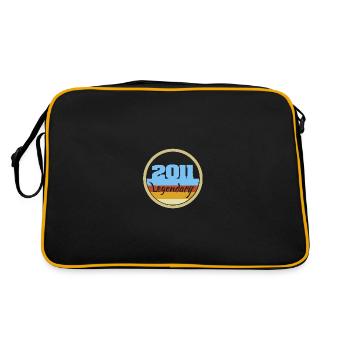 Year 2011 - Retro Bag - black/gold - Back