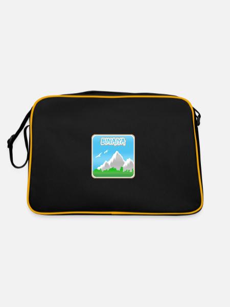 Binaiya - Retro Bag - black/gold - Back
