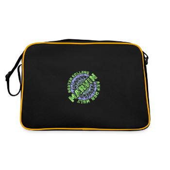 Cadeau pour Marvin - Sac Retro - noir/or - Dos