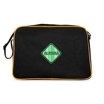 Cadeau pour Alessia - Sac Retro - noir/or - Dos