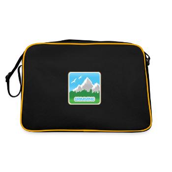 Gift for Grimming - Retro Bag - black/gold - Back