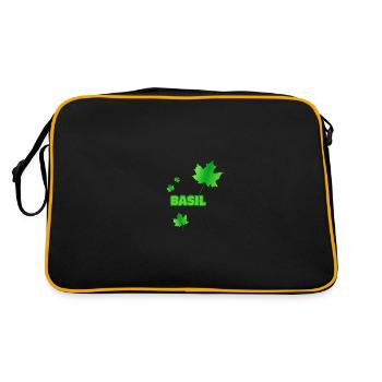 Fortwirt Basil - Retro Bag - black/gold - Back