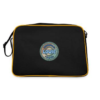 Idée cadeau Louie - Sac Retro - noir/or - Dos