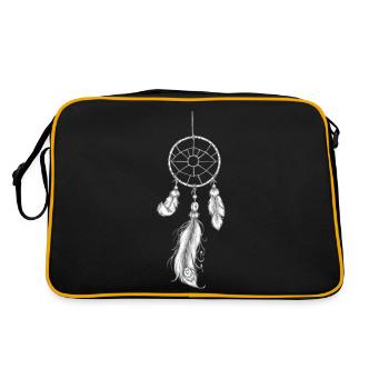 ATTRAPPE REVE 1 - Sac Retro - noir/or - Dos