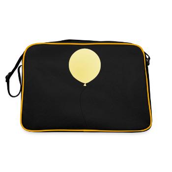 Balloon, Celebration, Party, Congratulations - Retro Bag - black/gold - Back