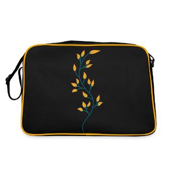 Flower Flower Plant - Retro Bag - black/gold - Back