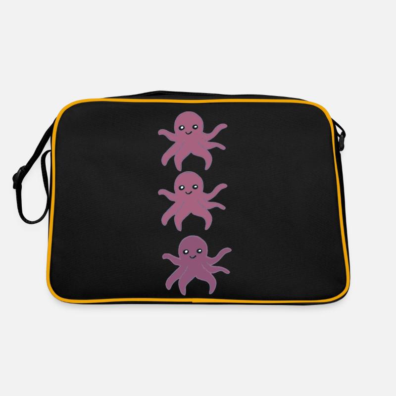 Octopus triple Retro Bag