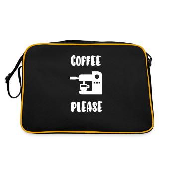 Coffee please - Sac Retro - noir/or - Dos
