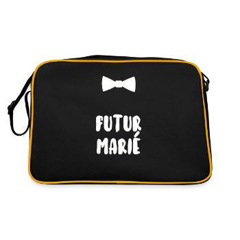 Futur marié - Sac Retro - noir/or - Dos