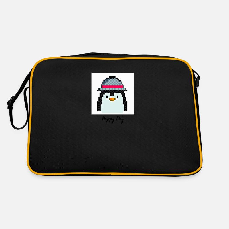 Happy day Pinguin Retro Tasche