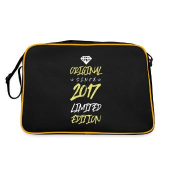 2017 limited edition - Retro Tasche - Schwarz/Gold - Hinten