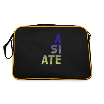 A SI ATE. Merveilleux NOUVEAU design par Maximum Design !! - Sac Retro - noir/or - Dos