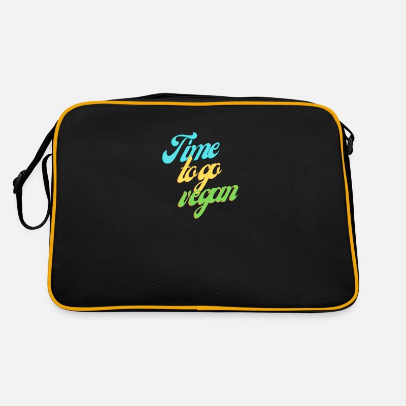 Il est temps de devenir végétalien Sac Retro