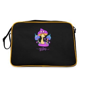 Vibes - Retro Bag - black/gold - Back