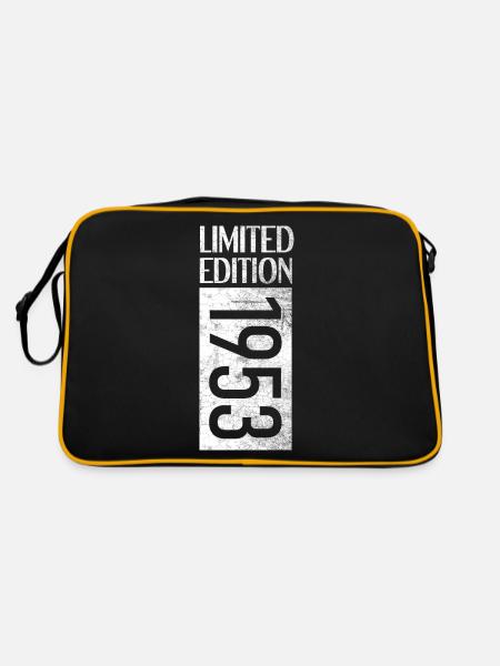 Limited Edition 1953 70th Birthday Gift - Retro Bag - black/gold