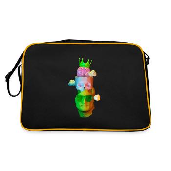 En pensant à l'été - Sac Retro - noir/or - Dos