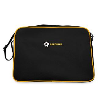 Dortmund - Sac Retro - noir/or - Dos
