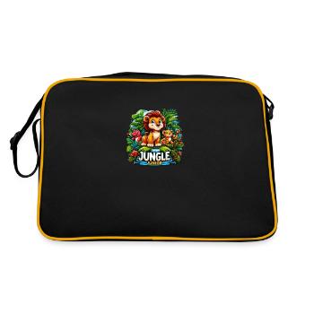 Aventure Junior dans la Jungle - Sac Retro - noir/or - Dos