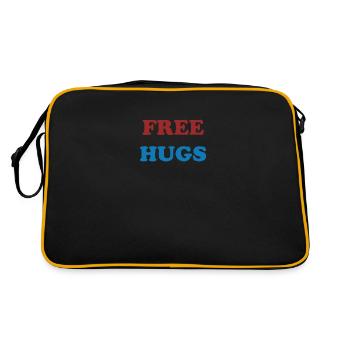 CÂLINS GRATUITS!! - Sac Retro - noir/or - Dos