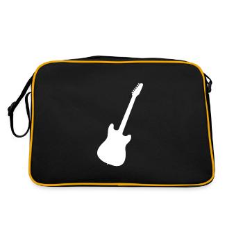 Guitariste Guitariste Guitariste Guitare Hommes - Sac Retro - noir/or - Dos