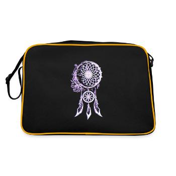 Indian Healing Symbol - Retro Bag - black/gold - Back