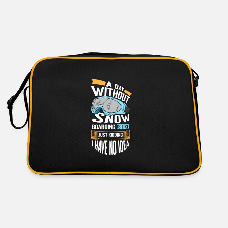 Vacances des planchistes Vacances d’hiver Sac Retro