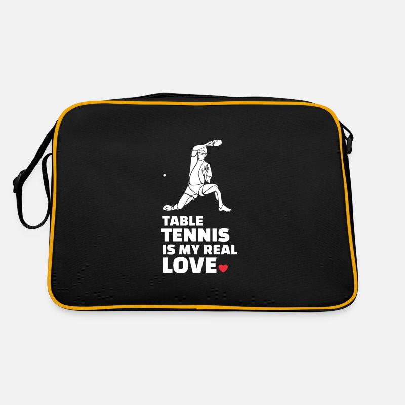 Ich Liebe Tischtennis Retro Tasche
