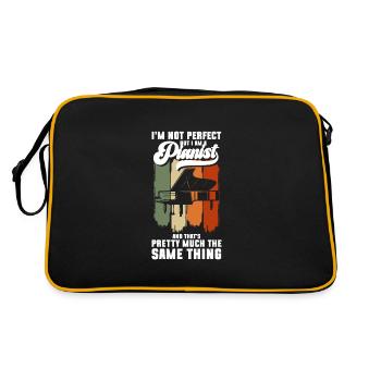 Musician Composer Classical Music - Retro Bag - black/gold - Back