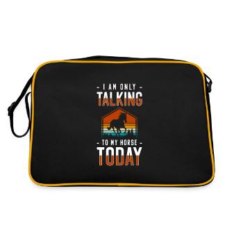 Riding Sports Pony Riding Stables - Retro Bag - black/gold - Back