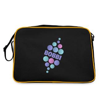 First name Bobbi - Retro Bag - black/gold - Back