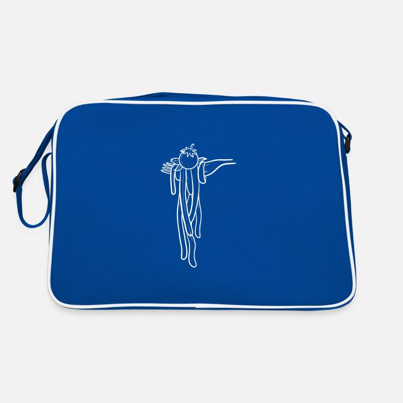 Spaghetti on the fork head chef gift Retro Bag