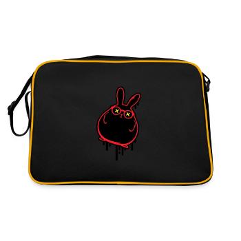 Bunny Funny Easter Easter Bunny - Retro Bag - black/gold - Back