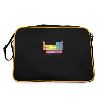 Tableau périodique - Sac Retro - noir/or - Dos