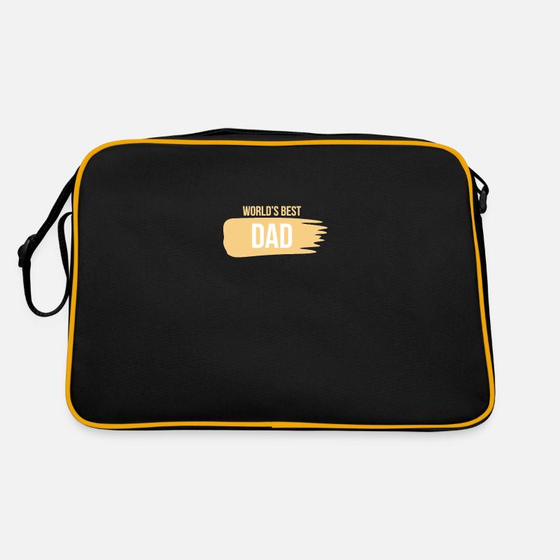 World's best DAD Retro Tasche