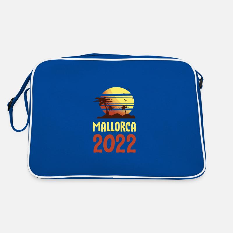 Mallorca 2022 Palm Trees Retro Bag