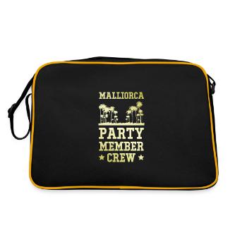 Majorque Party Crew - Sac Retro - noir/or - Dos
