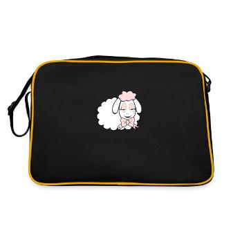 Sheep, Sheep - Retro Bag - black/gold - Back
